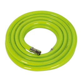 Sealey AHFC538 Air Hose High Visibility 5m x &#8709;10mm with 1/4"BSP Unions