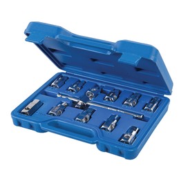 Silverline Universal Drain Plug Key Set 12pce 3/8" / 8 - 17mm