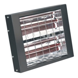 Sealey IWMH3000 Infrared Quartz Heater - Wall Mounting 3000W/230V