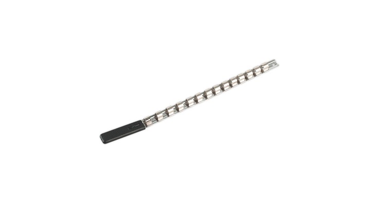 Sealey AK1214 Socket Retaining Rail with 14 Clips 1/2"Sq Drive