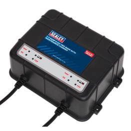 Sealey MBC250 Two Bank 6/12V 10Amp (2 x 5A) Auto Maintenance Charger