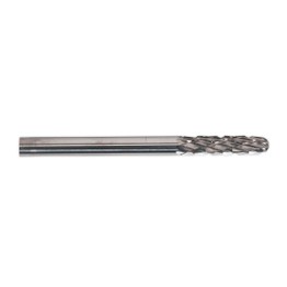 Sealey MCB002 Micro Carbide Burr Ball Nosed Cylinder 3mm Pack of 3