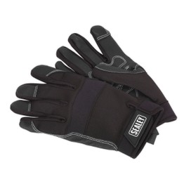 Sealey Mechanic's Gloves Light Palm Tactouch