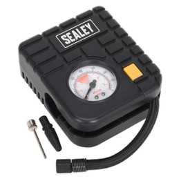 Sealey MS163 Micro Air Compressor with Work Light 12V