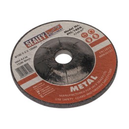 Sealey PTC/100G Grinding Disc &#8709;100 x 6mm 16mm Bore