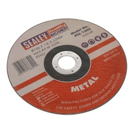 Sealey PTC/150C Cutting Disc &#8709;150 x 1.6mm 22mm Bore