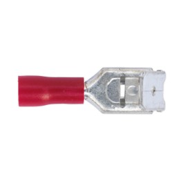 Sealey RT17 Piggy-Back Terminal 6.3mm Red Pack of 100