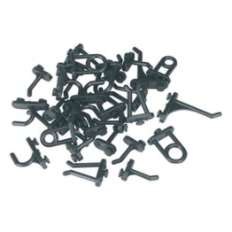Sealey S0766 Hook Assortment for Composite Pegboard 30pc