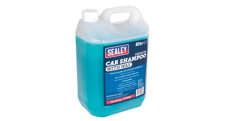 Sealey SCS006 Car Shampoo Premium with Wax 5ltr