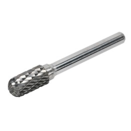 Sealey SDB02 Tungsten Carbide Rotary Burr Cylindrical Ball Nose 10mm