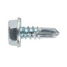 Sealey SDHX4813 Self Drilling Screw 4.8 x 13mm Hex Head Zinc DIN 7504K Pack of 100 additional 1
