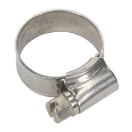 Sealey SHCSS00 Hose Clip Stainless Steel &#8709;12-22mm Pack of 10