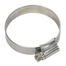 Sealey SHCSS1X Hose Clip Stainless Steel &#8709;35-51mm Pack of 10