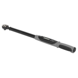 Sealey STW306B Angle Torque Wrench Digital 1/2"Sq Drive 20-200Nm(14.7-147.5lb.ft) Black Series