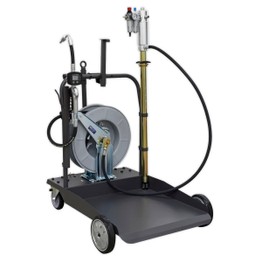 Sealey AK4562D Oil Dispensing System Air Operated with 10m Retractable Hose Reel
