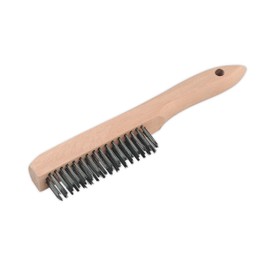 Sealey WB02 Engineer?s Wire Brush with Steel Fill 260mm