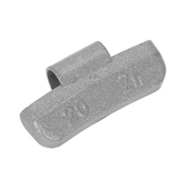 Sealey WWAH20 Wheel Weight 20g Hammer-On Plastic Coated Zinc for Alloy Wheels Pack of 100