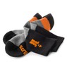 Scruffs Trade Socks - 3 Pack - Black/Grey/Orange additional 2