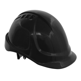 Sealey Plus Safety Helmet - Vented (Black) 502BLK
