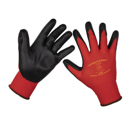 Sealey Flexi Grip Nitrile Palm Gloves (Large) - Pair 9125L