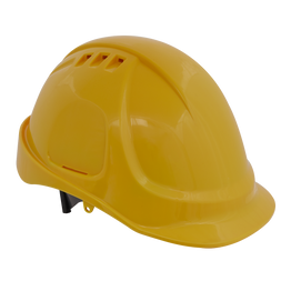 Sealey Plus Safety Helmet - Vented (Yellow) 502Y