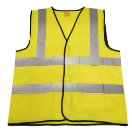 Sealey Hi-Vis Waistcoat (Site and Road Use) Yellow - X-Large 9804XL