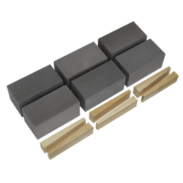Sealey Floor Grinding Block 50 x 50 x 100mm 120Grit - Pack of 6 FGB120