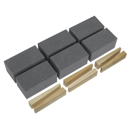 Sealey Floor Grinding Block 50 x 50 x 100mm 60Grit - Pack of 6 FGB60