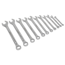 Sealey Combination Spanner Set 11pc Imperial S0857
