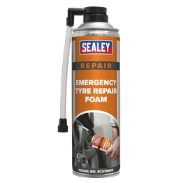 Sealey Emergency Tyre Repair Foam 500ml SCSTR500