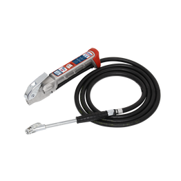 Sealey Tyre Inflator 2.5m Hose with Twin Clip-On Connector SA37/95