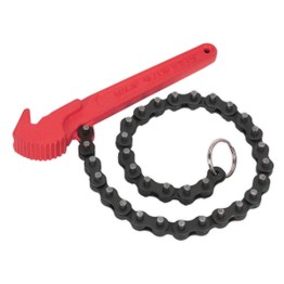 Sealey AK6410 Oil Filter Chain Wrench &#8709;60-106mm Capacity
