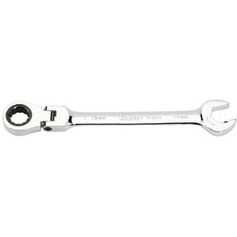 Draper 06860 Metric Combination Spanner with Flexible Head and Double Ratcheting Features (15mm)
