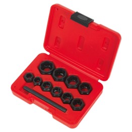 Sealey AK8183 Bolt Extractor Set 11pc Spanner Type