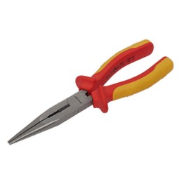 Sealey AK83457 Long Nose Pliers 200mm VDE Approved