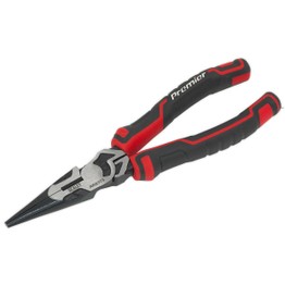 Sealey AK8373 Long Nose Pliers High Leverage 200mm