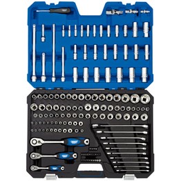 Draper 16460 1/4", 3/8" and 1/2" Sq. Dr. Tool Kit (150 Piece)