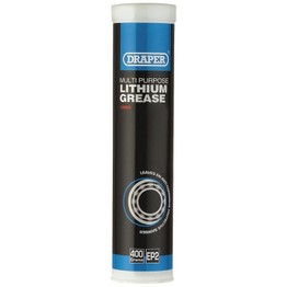 Draper 18005 Multi Purpose Lithium Grease - EP2 (400ml Cartridge)