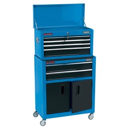 Draper 19563 24" Combined Roller Cabinet and Tool Chest (6 Drawer)