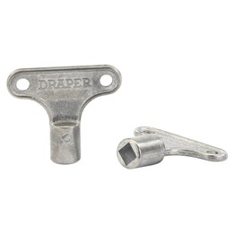 Draper 24866 Pair of Zinc Radiator Keys