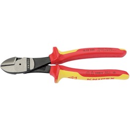 Draper 31929 Knipex 74 08 200UKSBE VDE Fully Insulated High Leverage Diagonal Side Cutters (200mm)