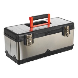 Sealey AP505S Stainless Steel Toolbox 505mm with Tote Tray