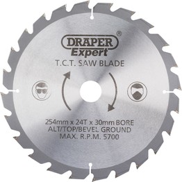 Draper 38153 TCT Saw Blade 254 x 30mm x 24T
