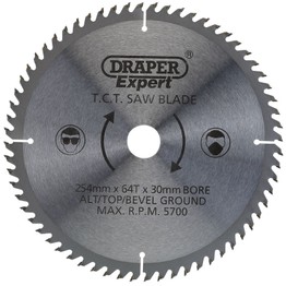 Draper 38155 TCT Saw Blade 254 x 30mm x 64T