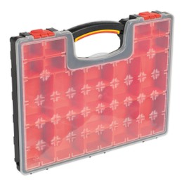 Sealey APAS2R Parts Storage Case with 20 Removable Compartments