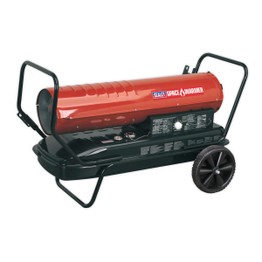 Sealey AB1758 Space Warmer&reg; Paraffin/Kerosene/Diesel Heater 175,000Btu/hr with Wheels