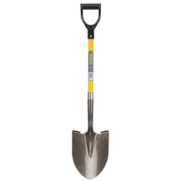 Draper 43216 Round Point Shovel with Fibreglass Shaft