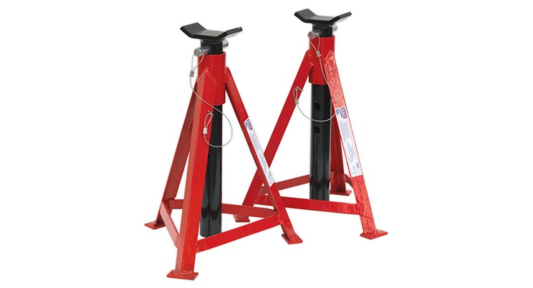 Sealey AS3000 Axle Stands (Pair) 2.5tonne Capacity per Stand Medium Height