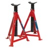 Sealey AS3000 Axle Stands (Pair) 2.5tonne Capacity per Stand Medium Height additional 3