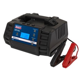 Sealey AUTOCHARGE1200HF Compact Auto Smart Charger 12A 9-Cycle 12/24V - Lithium
